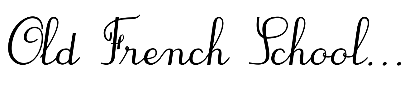 Old French School Bold Italic